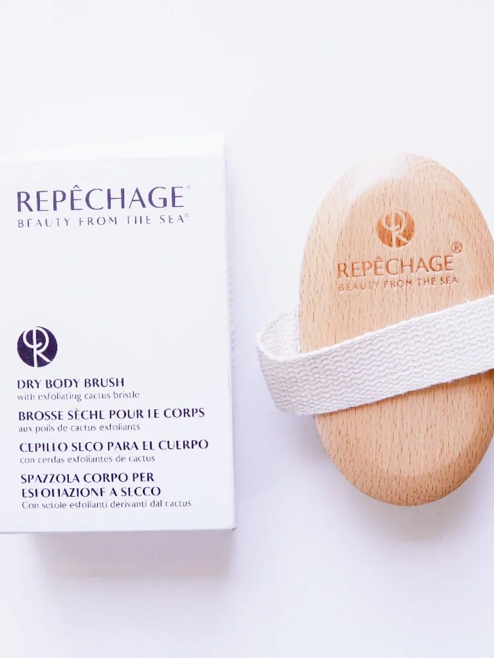 Repechage Dry Body Brush Cactus Bristle Exfoliating Brush - Like New in Box